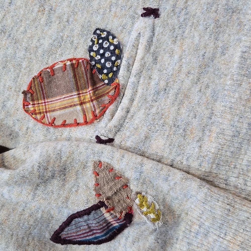 Thursday Island Floral Patchwork Embroidered Card… - image 4